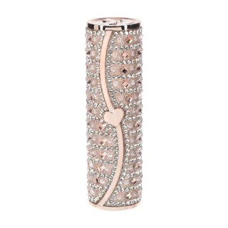 Tiffany - Lipstick Vibrator with 4 Attachments - Pink Loveline