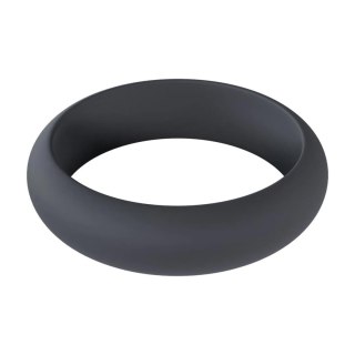 Wide O Silicone Cockring - S - 30mm - Black Levelz