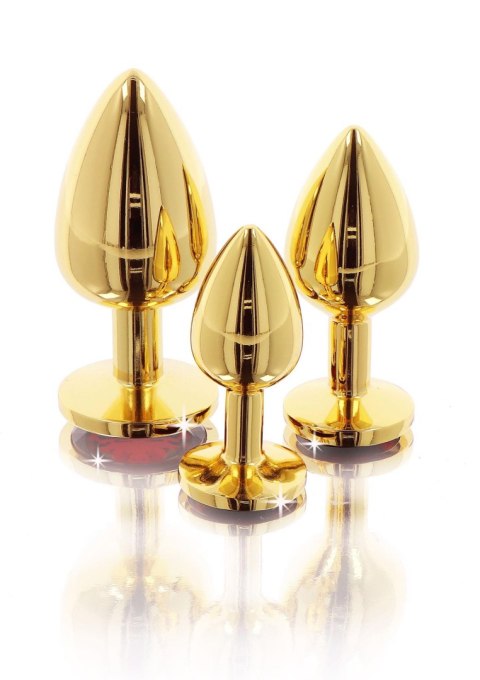 Butt Plug With Diamond Jewel M Gold SCALA