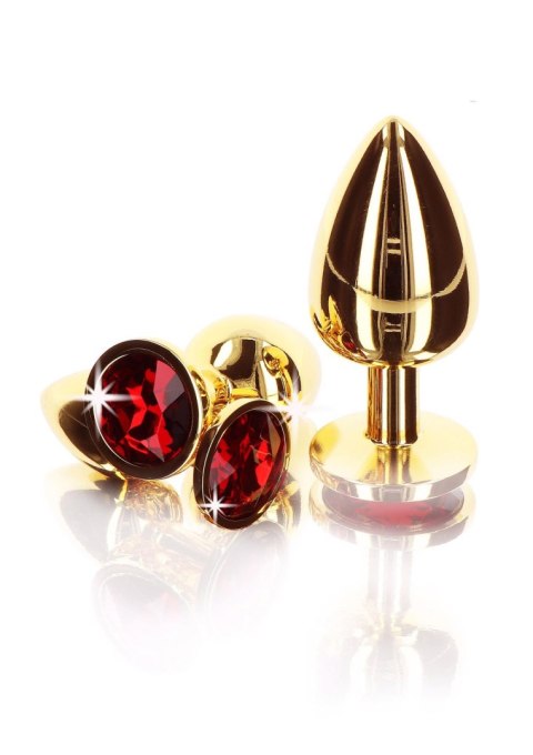 Butt Plug With Diamond Jewel M Gold SCALA