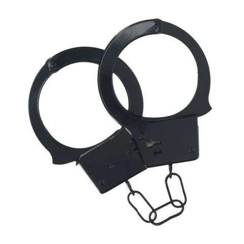 Classic Metal Handcuffs - Black Boss of toys