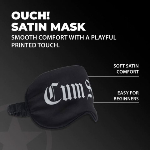 Cum Slut - Printed Satin Mask Boss of toys
