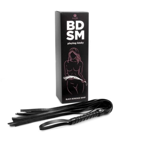 Pejcz-Black Bondage Whip BDSM Secret Play - FEMARVI S.L.