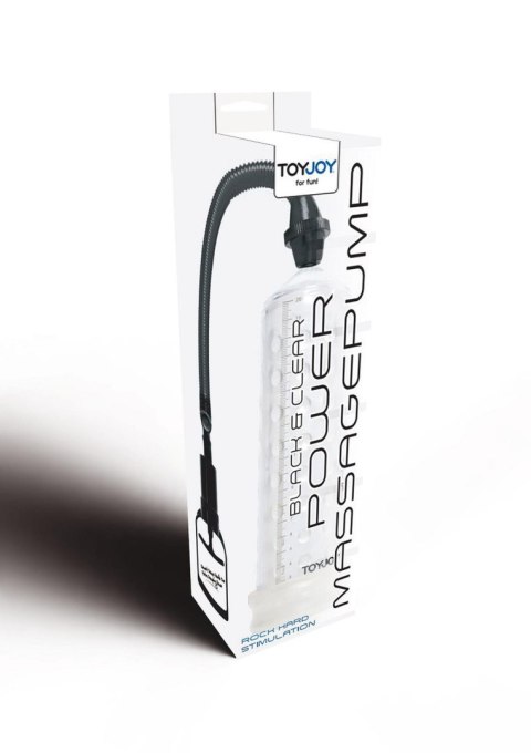 Power Massage Pump with Sleeve Transparent SCALA