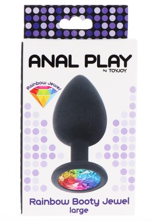Rainbow Booty Jewel Large Black SCALA
