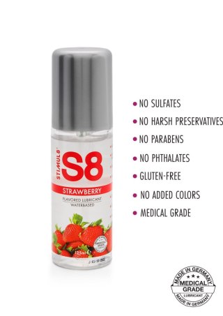 S8 WB Flavored Lube 125ml Strawberry SCALA