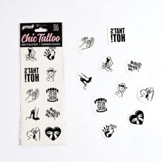 SET of 10 TEMPORARY TATTOOS - KINKY COLLECTION Secret Play - FEMARVI S.L.