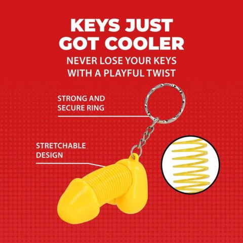 Super Dicky - Keychain - Yellow SHOTS
