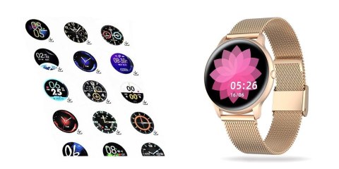 Damski SMARTWATCH G.Rossi SW015-4 Różowe złoto G.Rossi