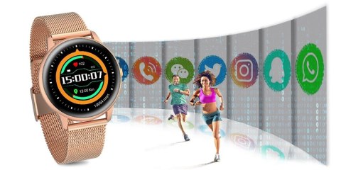 Damski SMARTWATCH G.Rossi SW015-4 Różowe złoto G.Rossi