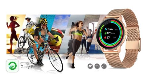 Damski SMARTWATCH G.Rossi SW015-4 Różowe złoto G.Rossi
