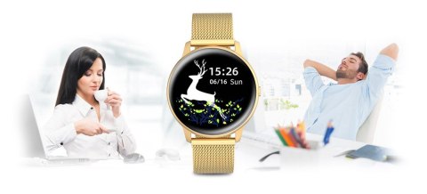 Damski SMARTWATCH G.Rossi SW015-5 Złoty G.Rossi