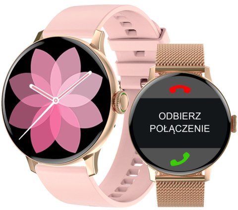 Smartwatch Damski GIEWONT Różowe Złoto GW330-1 Giewont
