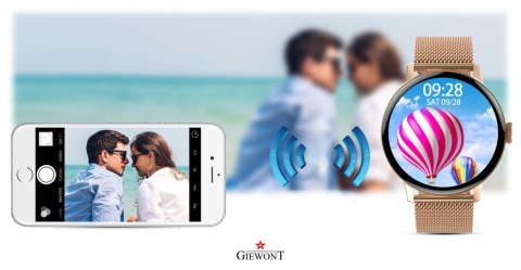 Smartwatch Damski GIEWONT Różowe Złoto GW330-1 Giewont