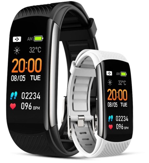 Smartwatch GIEWONT Czarno Biały 2 Paski GW200-2 Giewont