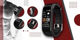 Smartwatch GIEWONT Czarno Biały 2 Paski GW200-2 Giewont