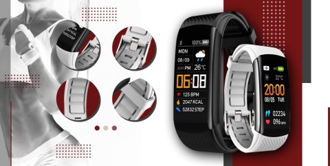 Smartwatch GIEWONT Czarno Biały 2 Paski GW200-2 Giewont