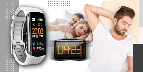 Smartwatch GIEWONT Czarno Biały 2 Paski GW200-2 Giewont