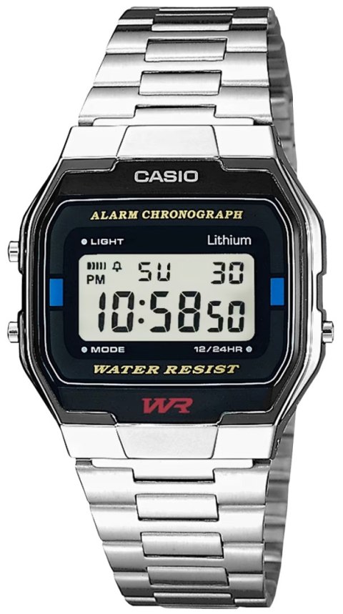 Zegarek CASIO A163WA-1QES Unisex + BOX CASIO