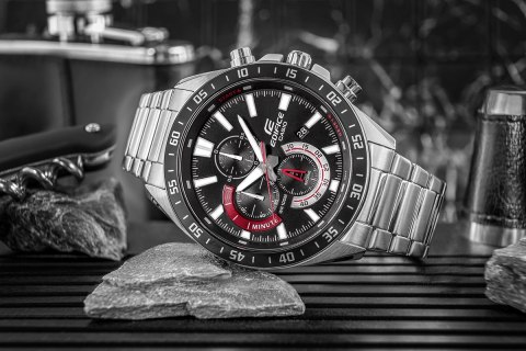 Zegarek Męski CASIO EDIFICE EFV-620D-1A4VUEF + BOX CASIO