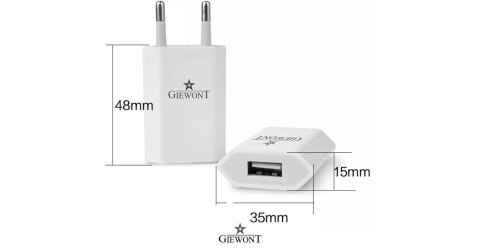 ŁADOWARKA do Smartwatch GIEWONT POWER ON USB 5V 1A GWL1 Uniwersalna Giewont