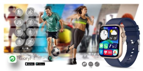 Smartwatch Damski Gravity GT3-4 Różowo-Granatowy Gravity