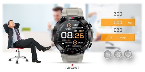 Smartwatch GIEWONT Pionier GPS GW460-3 - Light Stone Giewont