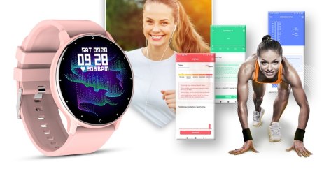 Smartwatch GIEWONT Różowy GW120-1 Giewont