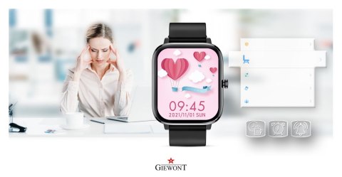 Smartwatch Giewont Czarny GW230-2 Giewont