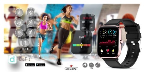Smartwatch Giewont Różowo-Czarny GW230-3 Giewont