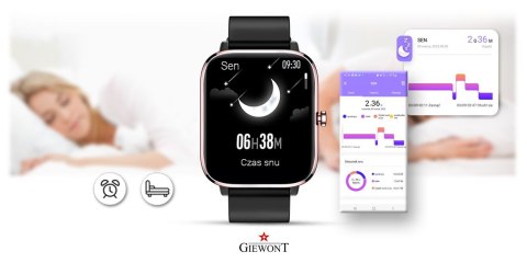 Smartwatch Giewont Różowo-Czarny GW230-3 Giewont