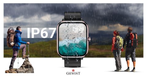 Smartwatch Giewont Różowo-Czarny GW230-3 Giewont