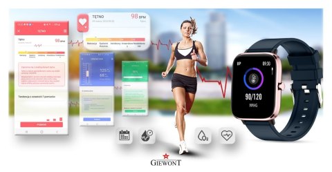 Smartwatch Giewont Różowo-Granatowy GW230-5 Giewont
