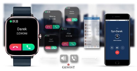 Smartwatch Giewont Różowo-Granatowy GW230-5 Giewont