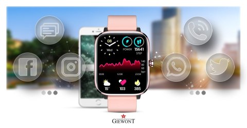 Smartwatch Giewont Różowy GW230-1  Giewont