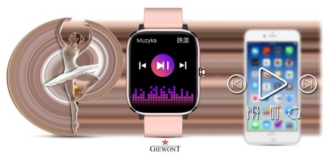 Smartwatch Giewont Różowy GW230-1  Giewont