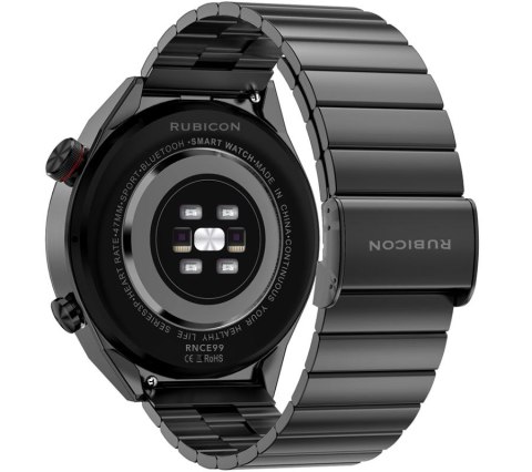Smartwatch Rubicon RNCE99 Black Metal + Silicon SMARUB194 RUBICON