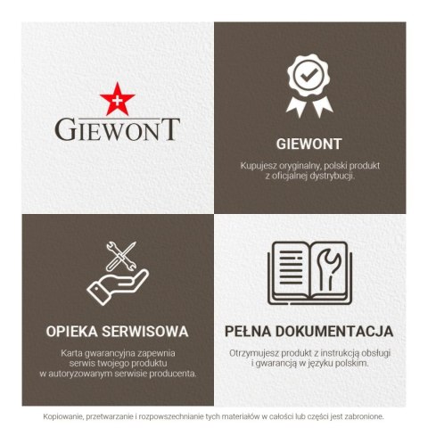 Zegarek Damski GIEWONT GW1970-3 Giewont