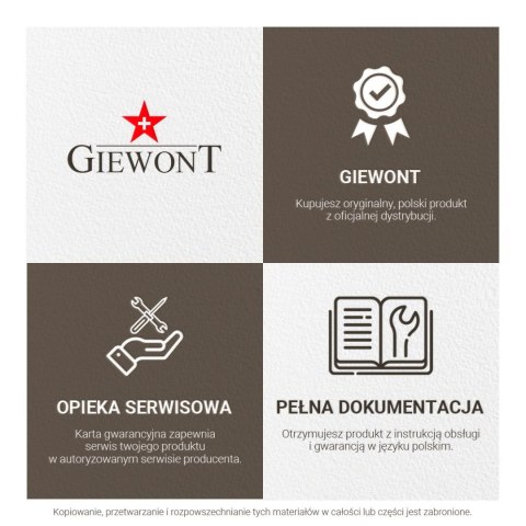 Zegarek Męski GIEWONT GW6480-1 Giewont