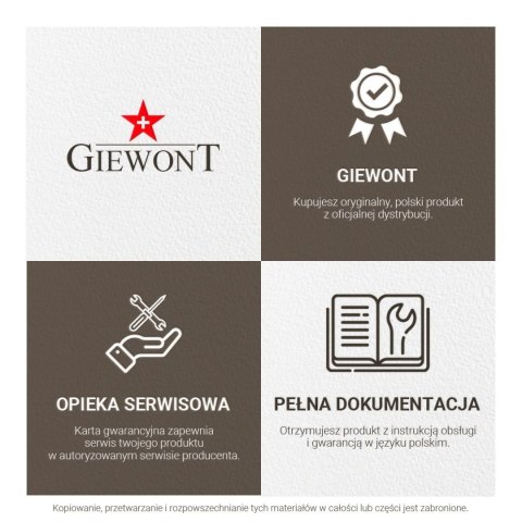 Słuchawki bezprzewodowe GIEWONT RealSound PRO ANC ENC GWS800-2 Białe Giewont