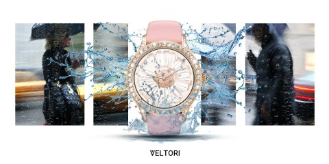Smartwatch Damski VELTORI VT360-1 Różowy Pasek Silikonowy VELTORI