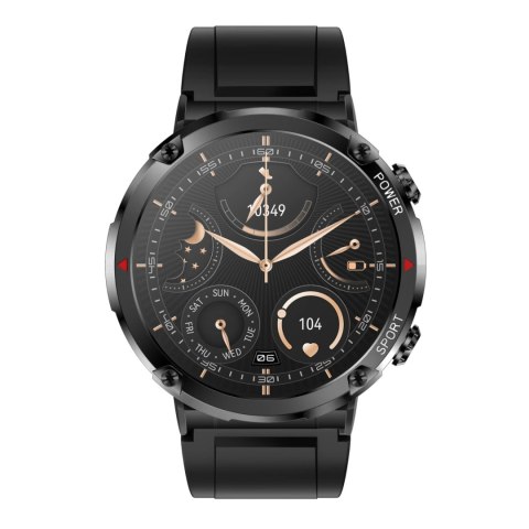 Smartwatch Gravity GT21-1+ Czarny Pasek Silikonowy Gravity