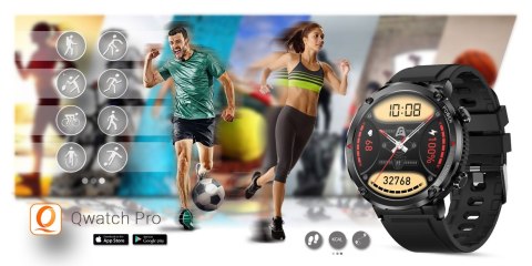 Smartwatch Gravity GT21-1+ Czarny Pasek Silikonowy Gravity