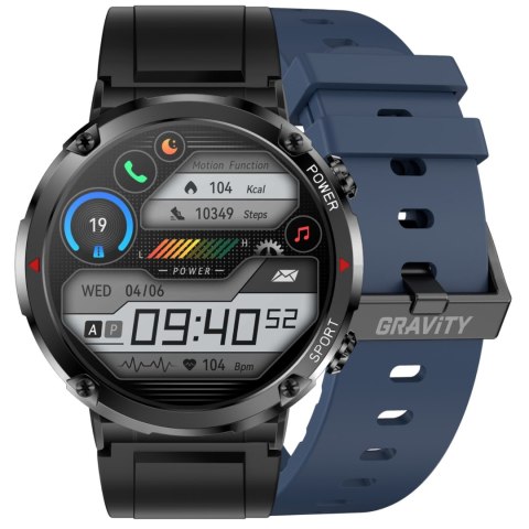 Smartwatch Gravity GT21-5 + Granatowy Pasek Silikonowy Gravity