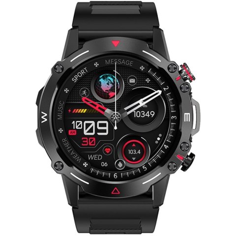 Smartwatch VELTORI VT110-1 Czarny Pasek Silikonowy VELTORI