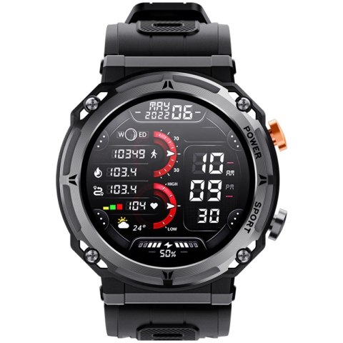 Smartwatch VELTORI VT130-1 Czarny Pasek Silikonowy VELTORI