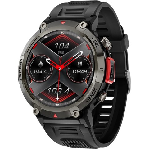 Smartwatch VELTORI VT140-1 Czarny Pasek Silikonowy VELTORI