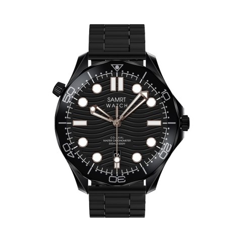Smartwatch VELTORI VT150-1 Czarny Pasek Silikonowy + Czarna Bransoleta VELTORI