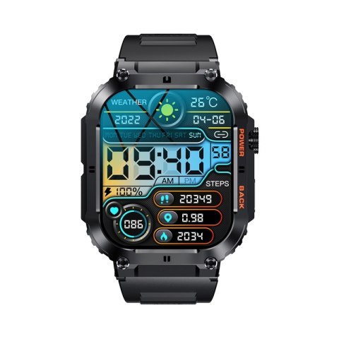 Smartwatch VELTORI VT200-1 Czarny Pasek Silikonowy VELTORI
