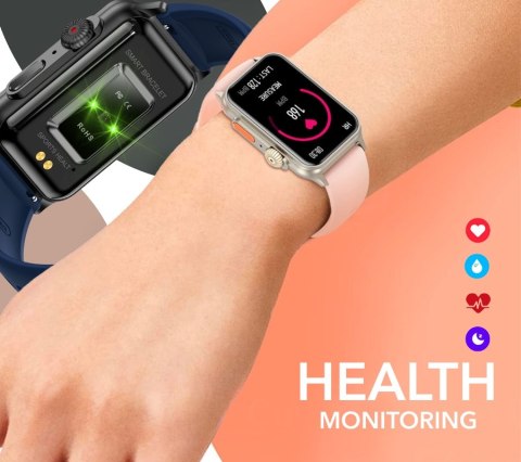 Smartwatch Damski RUBICON RNCF06 Black SMARUB222 RUBICON